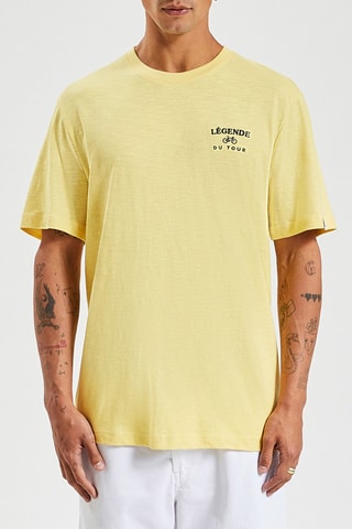 T-shirt Legende van Tour de France - Geel 