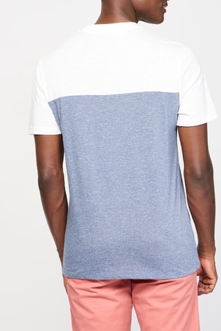 T-shirt Wit en Gemêleerd Grijs