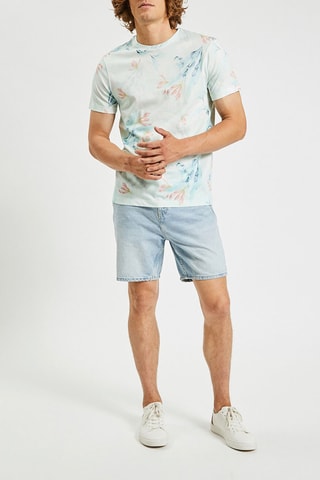 T-shirt em algodão biológico - Verde-claro