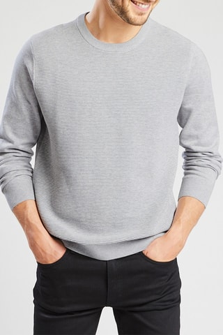 Sweater - Gemêleerd Grijs