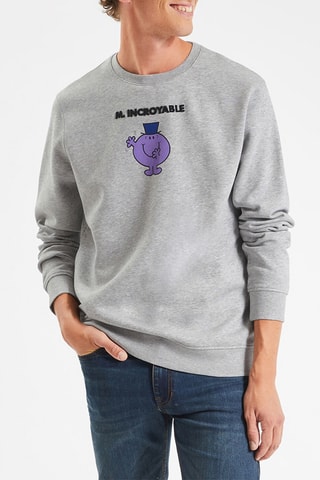 Sweater - Gemêleerd Grijs