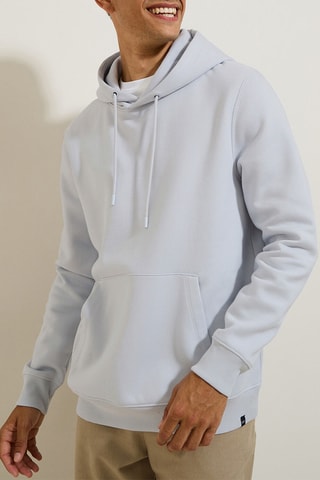 Sweater met Capuchon - Lichtgrijs