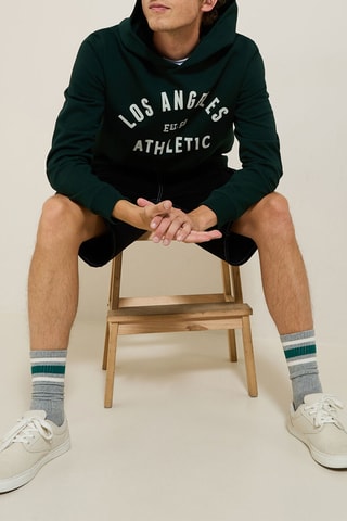 Sweater met Capuchon - Donkergroen