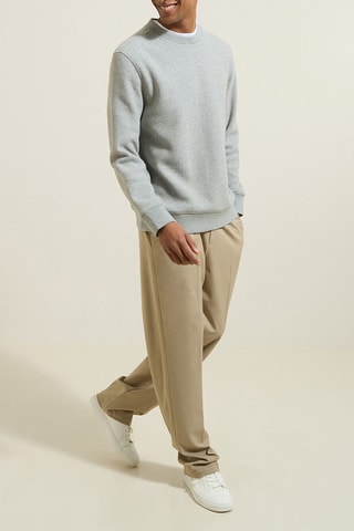 Sweater - Gemêleerd Lichtgrijs