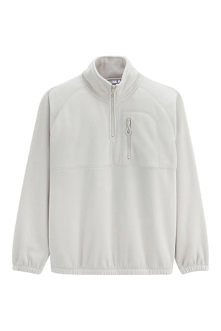 Fleece Sweater - Lichtgrijs