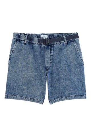 Spijkershort Blauw