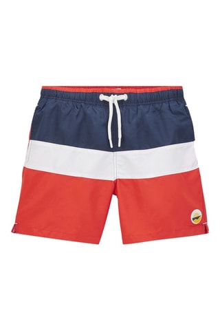 Zwemshort - Rood en Marineblauw