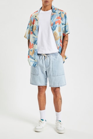 Spijkershort - Blauw