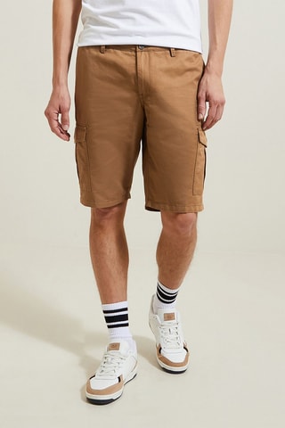 Cargo Bermuda - Beige