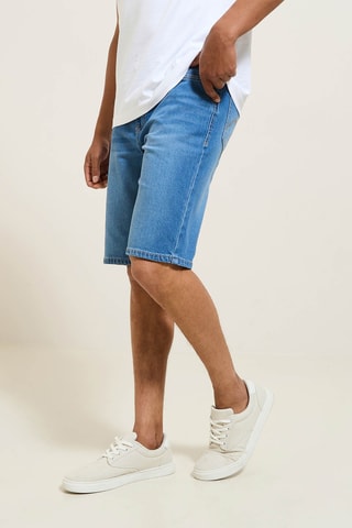 Jeansbermuda - Blauw