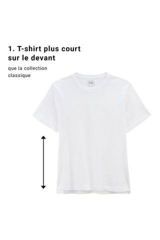 Biologisch Katoenen T-shirt Regular - Wit