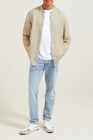 Linnen Overhemd Regular - Beige