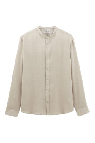 Linnen Overhemd Regular - Beige