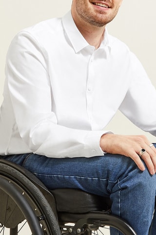 Biologisch Katoenen Overhemd Regular - Wit