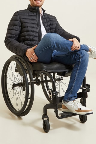 Gewatteerde Jas - Zwart