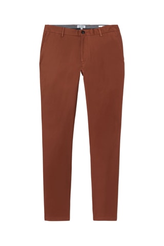 Biologisch Katoenen Chino Slim Fit - Oranje