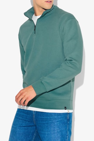 Biologisch Katoenen Sweater - Donkergroen