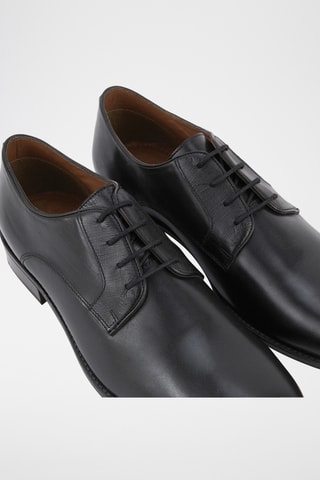 Leren Derby's - Zwart