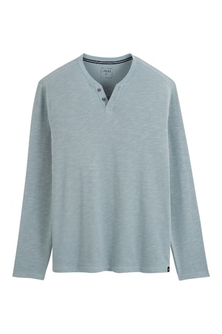 Biologisch Katoenen T-shirt Slim Fit - Hemelsblauw