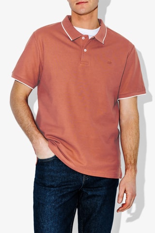 Biologisch Katoenen Polo Regular Fit - Rood