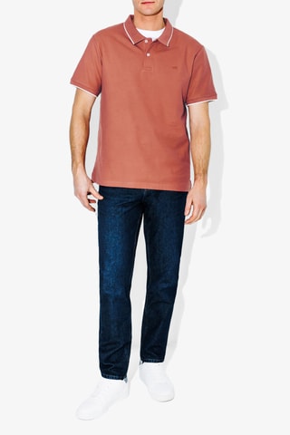 Biologisch Katoenen Polo Regular Fit - Rood