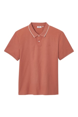 Biologisch Katoenen Polo Regular Fit - Rood