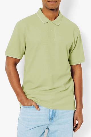 Biologisch Katoenen Polo Regular Fit - Zeegroen