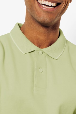 Biologisch Katoenen Polo Regular Fit - Zeegroen