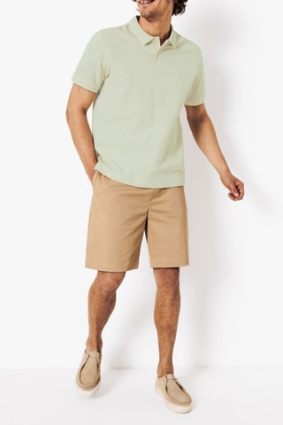 Biologisch Katoenen Polo Regular Fit - Lichtgroen