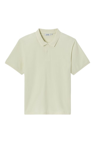 Biologisch Katoenen Polo Regular Fit - Lichtgroen