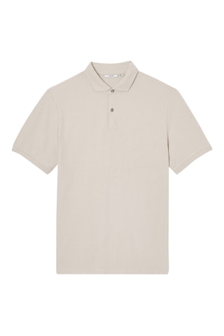 Biologisch Katoenen Polo Regular Fit - Beige