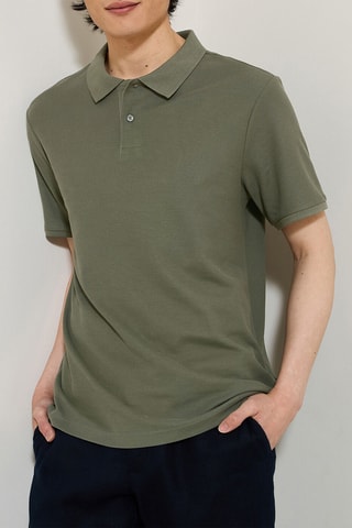 Polo Regular Fit - Kaki