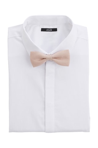 Linnen Vlinderdas - Lichtroze