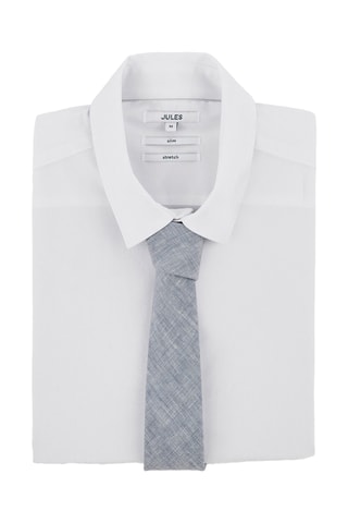 Linnen Stropdas - Hemelsblauw