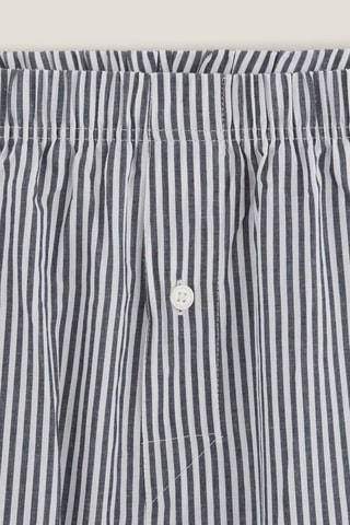 Biologisch Katoenen Boxershort - Lichtgrijs en Wit