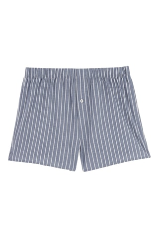 Biologisch Katoenen Boxershort - Grijs en Wit