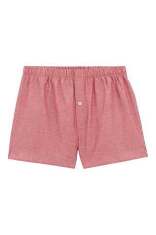 Biologisch Katoenen Boxershort - Gemêleerd Bordeauxrood