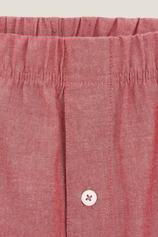 Biologisch Katoenen Boxershort - Gemêleerd Bordeauxrood