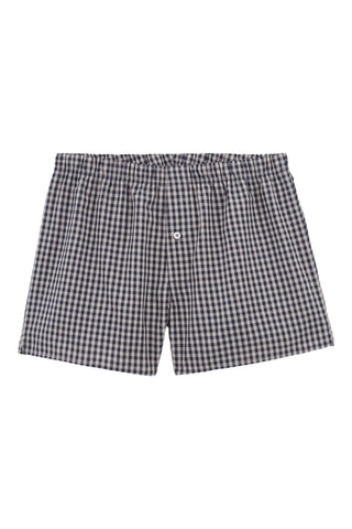 Biologisch Katoenen Boxershort - Marineblauw en Ecru