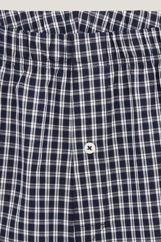 Biologisch Katoenen Boxershort - Donkerblauw en Wit