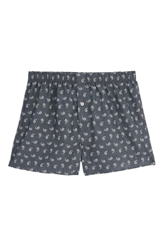 Biologisch Katoenen Boxershort - Lichtgrijs en Antraciet