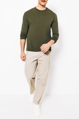 T-shirt Slim Fit - Kaki