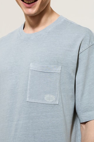 T-shirt relax - Lichtgrijs