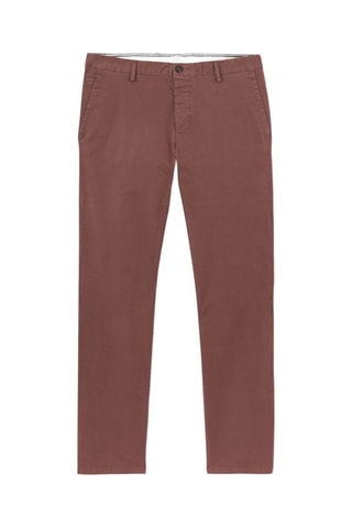 Biologisch Katoenen Jeans Regular - Bordeauxrood