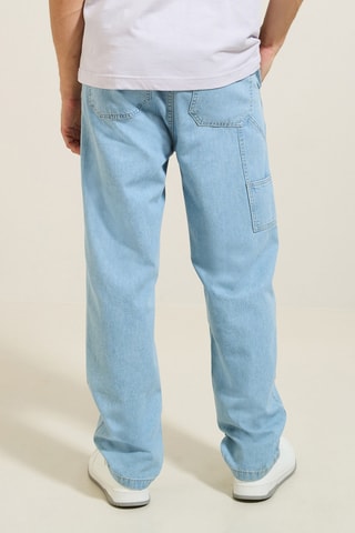 Rechte Jeans L34 - Blauw