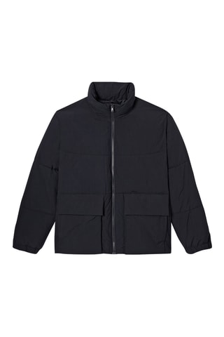 Gewatteerde Jas - Zwart