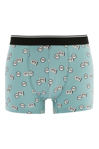 Biologisch Katoenen Boxer - Turquoise