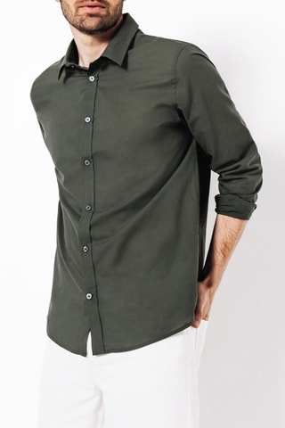 Overhemd Regular Fit - Groen