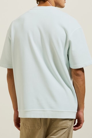 T-shirt relax - Hemelsblauw