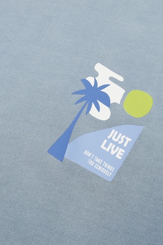 T-shirt relax - Lichtgrijs